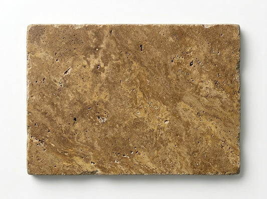 Walnut Travertine Tile - 16x24 Paver 3cm