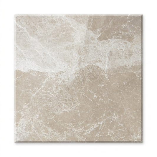 White Pearl (Turkish Botticino) Marble Tile - 24x24