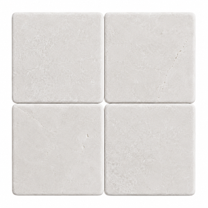 White Pearl Botticino Marble Tile - 6x6