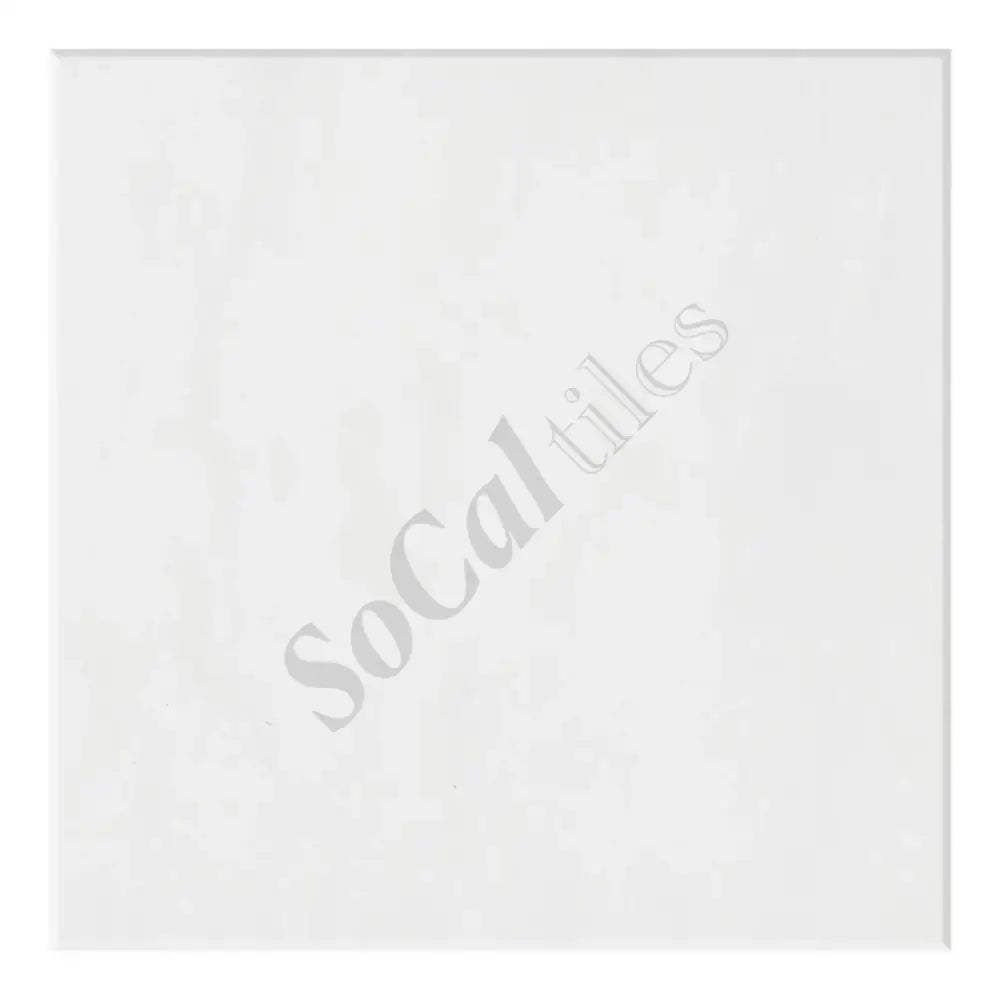 Afyon White Marble 12’’ X 12’’ Tile (Micro-Beveled) Polished Wall Tile