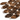 Angled render of the polished Emperador Dark octave mosaic