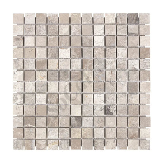 Atlantic Gray Marble 1’’ X 1’’ Mosaic Tumbled/Polished/Honed Wall Tile