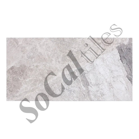 Atlantic Gray Marble 12’’ X 24’’ Tile Micro-Beveled Polished/Honed Wall Tile