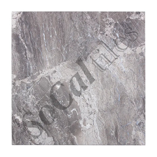 Atlantic Gray Marble 12’’ X 12’’ Tile Micro-Beveled Polished/Honed Wall Tile