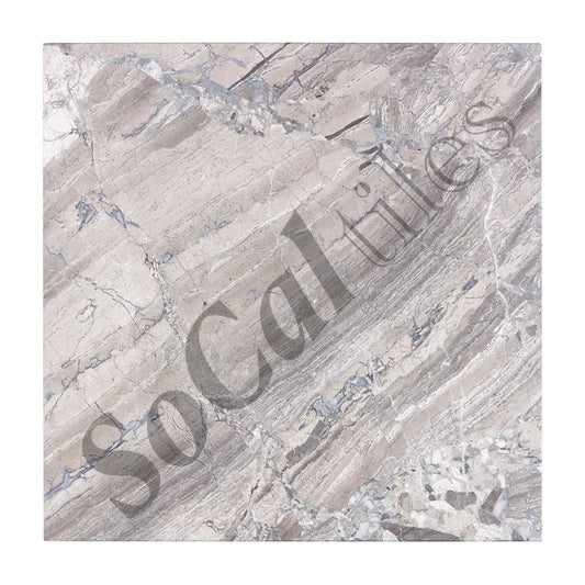 Atlantic Gray Marble 18’’ X 18’’ Tile Micro-Beveled Polished/Honed Wall Tile