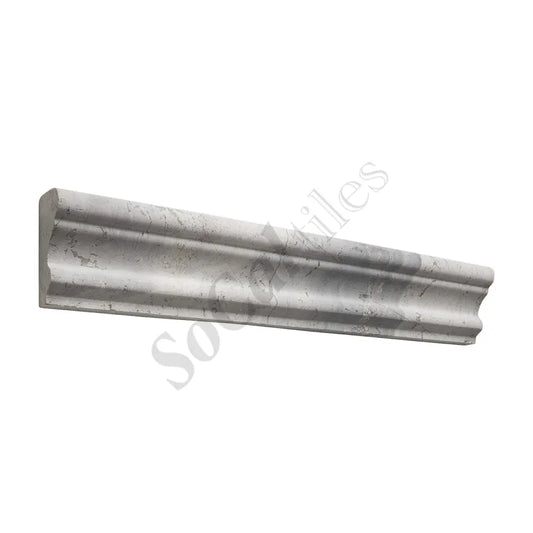 Atlantic Gray Marble 2’’ X 12’’ Milano Molding Polished/Honed Milano