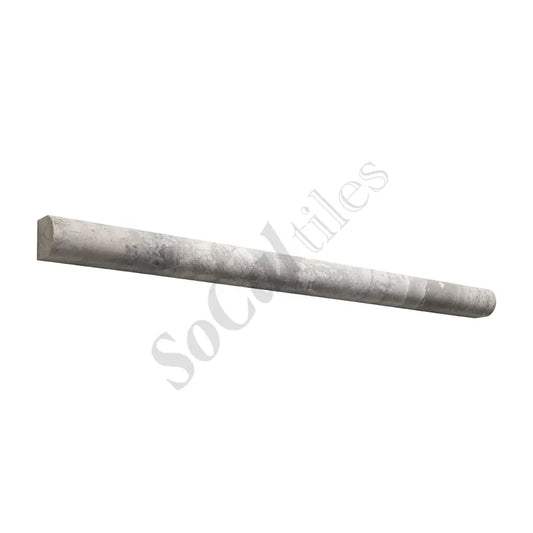 Atlantic Gray Marble 3/4’’ X 12’’ Bullnose Liner Polished/Honed Liner
