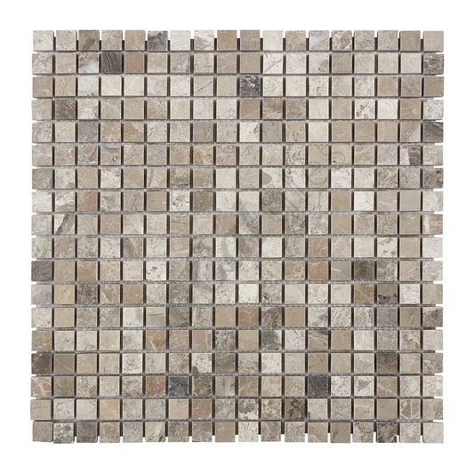 Atlantic Gray Marble 5/8’’ X 5/8’’ Mosaic Tumbled/Polished/Honed Wall Tile