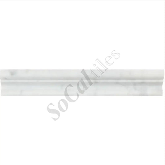 Bianco Carrara White Marble 2’’ X 12’’ Crown Molding Crown