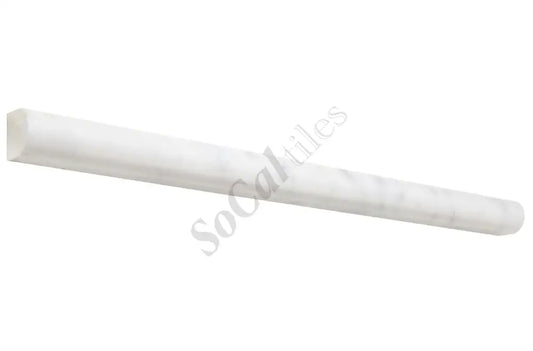 Bianco Carrara White Marble 3/4’’ X 12’’ Bullnose Liner Liner
