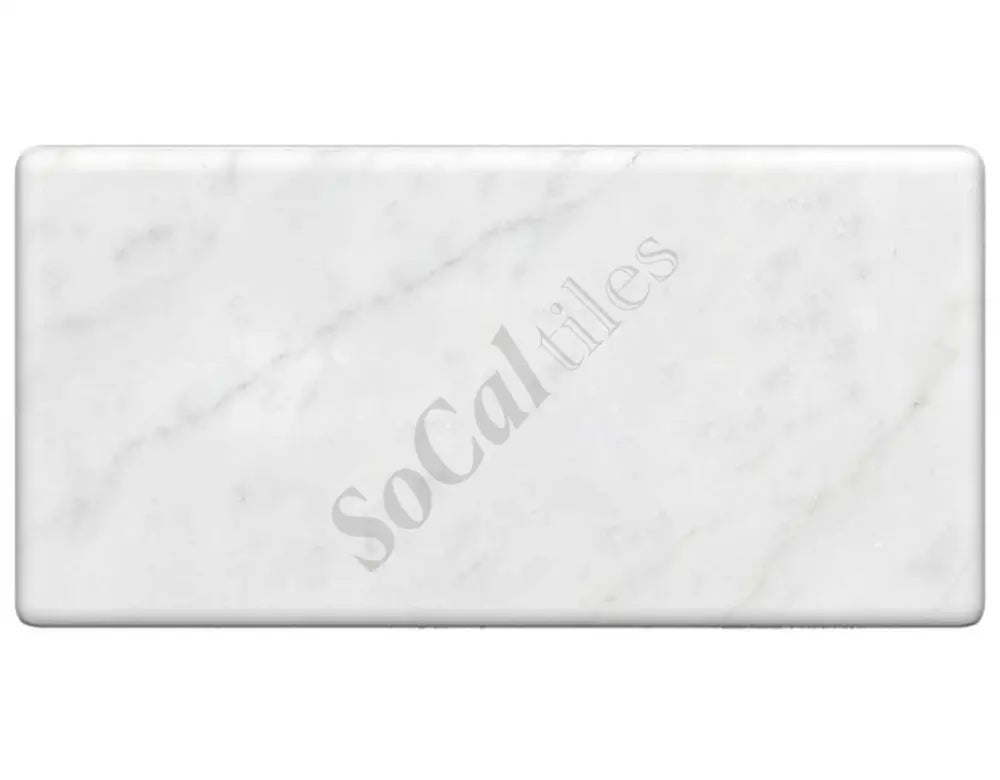 Bianco Carrara White Marble 3’’ X 6’’ Tile Wall Tile