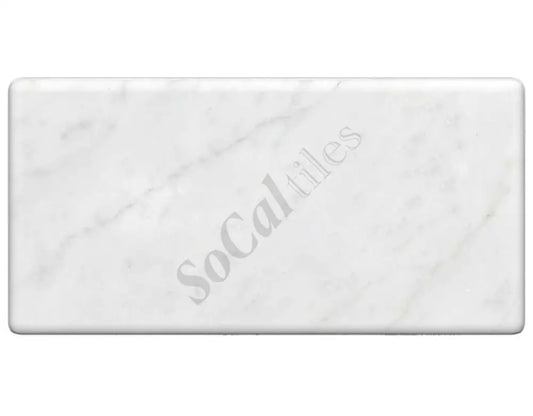 Bianco Carrara White Marble 3’’ X 6’’ Tile Wall Tile