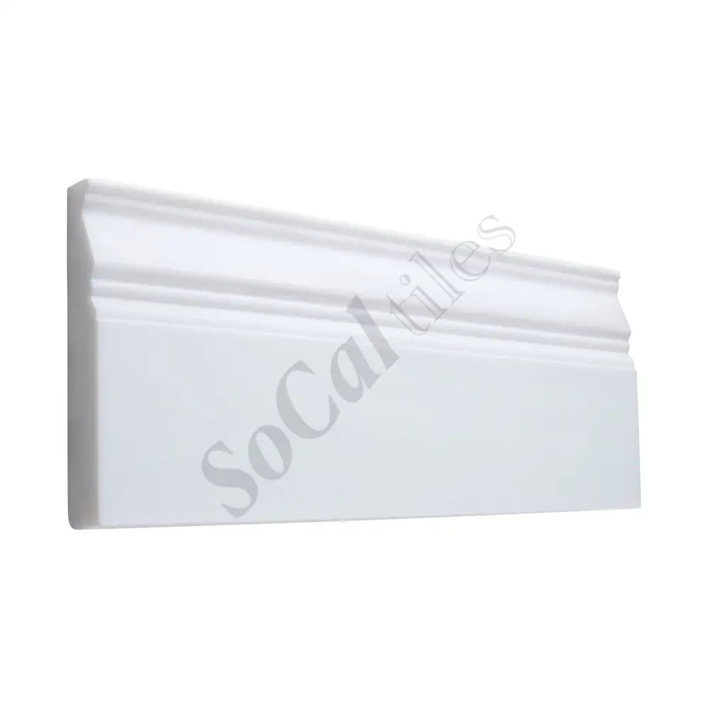 Bianco Dolomite 4-3/4’’ X 12’’ Baseboard Trim Baseboard
