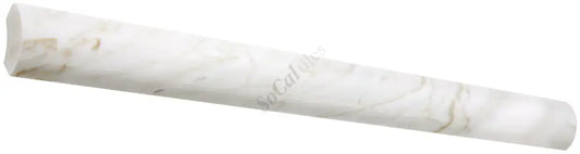 Calacatta Gold Marble 1’’ X 12’’ Quarter-Round Trim Quarter-Round