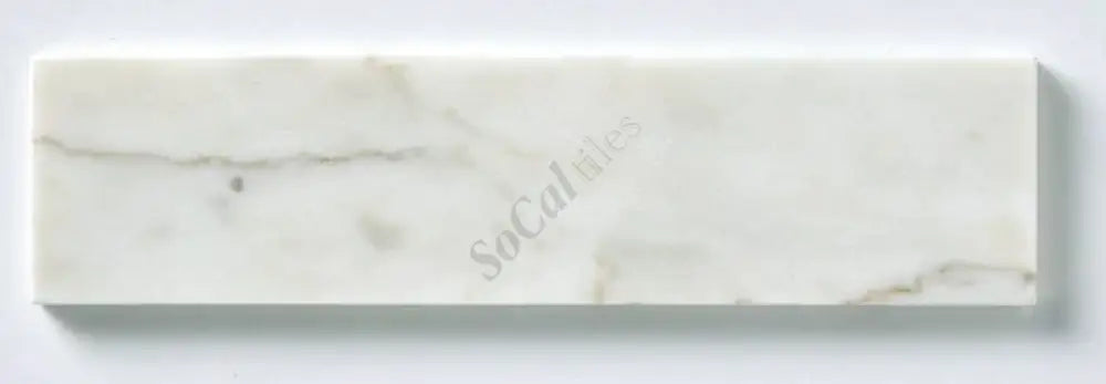 Calacatta Gold Marble 2’’ X 8’’ Tile Micro-Beveled Wall Tile