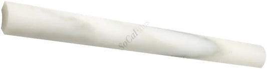 Calacatta Oliva Marble 1’’ X 12’’ Quarter-Round Trim Polished/Honed Quarter-Round