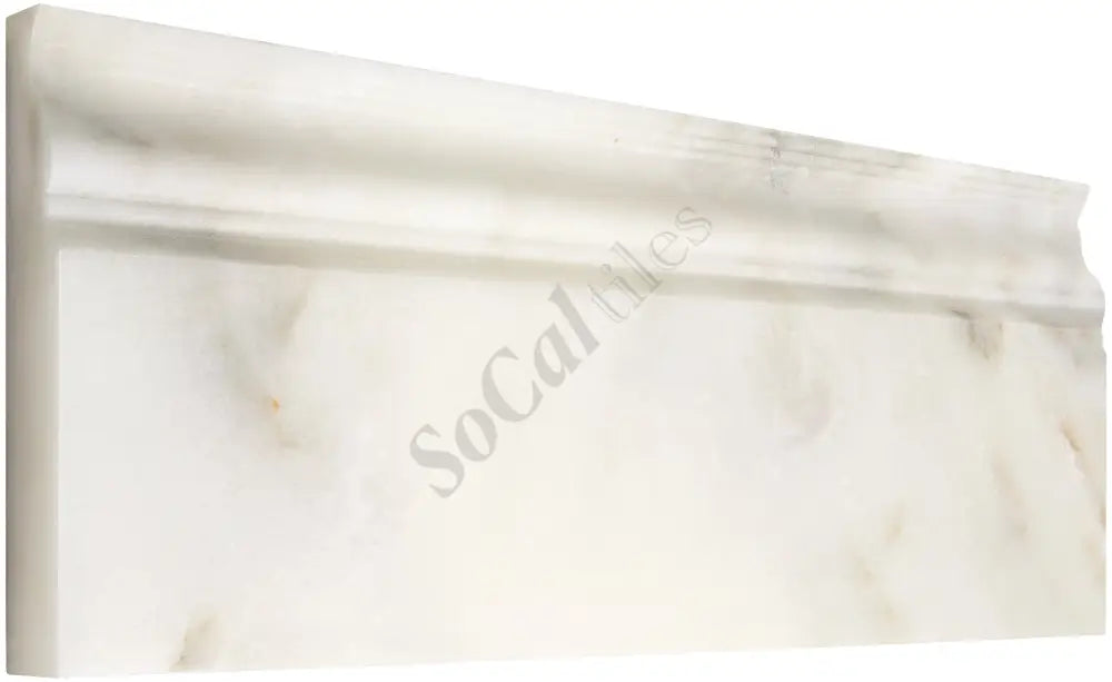Calacatta Oliva Marble 4-3/4’’ X 12’’ Baseboard Trim Polished/Honed Baseboard