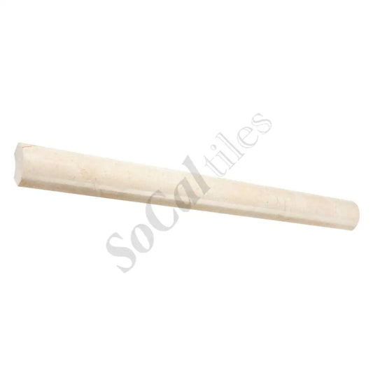 Crema Marfil Marble 1’’ X 12’’ Quarter-Round Trim Polished Quarter-Round