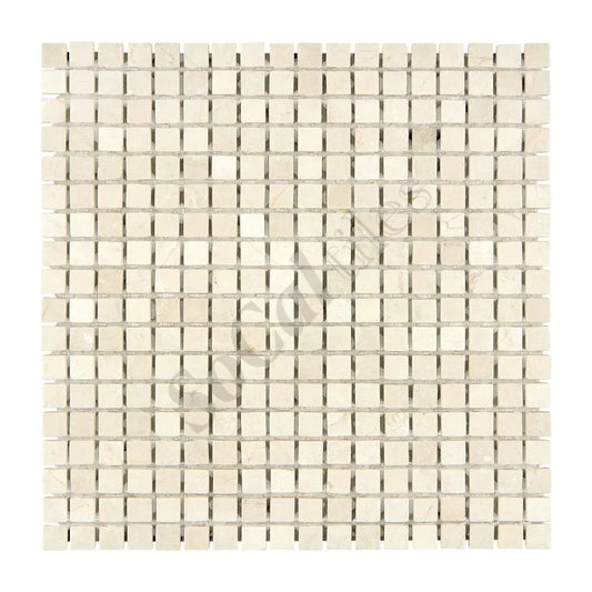 Crema Marfil Marble 5/8’’ X 5/8’’ Mosaic Backsplash Tile
