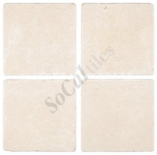 Crema Marfil Marble 6’’ X 6’’ Tile Wall Tile