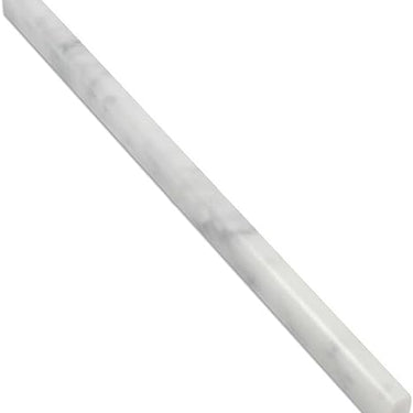 Bianco Carrara White Marble 1/2 X 12 Pencil Liner Liner