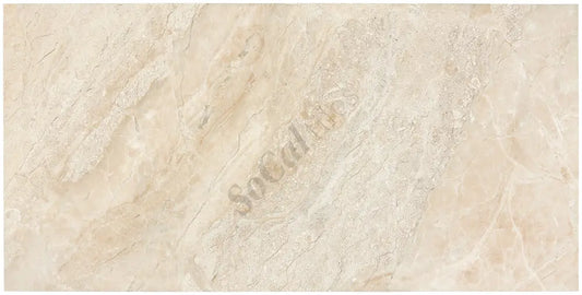 Diano Royal (Queen Beige) Marble 12’’ X 24’’ Tile Micro-Beveled Polished/Honed Wall Tile