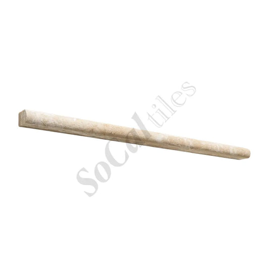 Durango Cream Travertine 1/2’’ X 12’’ Pencil Liner Honed Liner