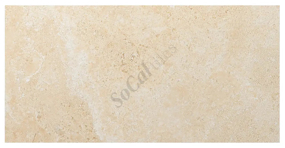 Durango Cream Travertine 12’’ X 24’’ Tile Micro-Beveled Filled & Honed Wall Tile