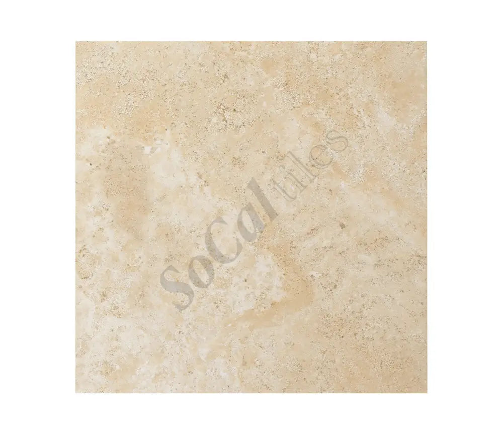 Durango Cream Travertine 16’’ X 16’’ Tile Tumbled Wall Tile