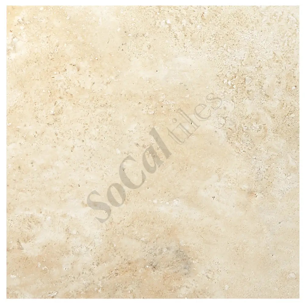 Durango Cream Travertine 18’’ X 18’’ Tile Tumbled Wall Tile