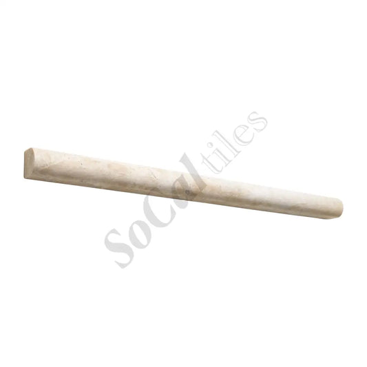Durango Cream Travertine 3/4’’ X 12’’ Bullnose Liner Honed Liner