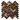 Emperador Dark 1x3 herringbone hero render