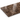 Emperador Dark 6x12 marble tile side-angle detail render