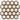 Emperador Dark and Crema Marfil 2-inch vortex hexagon mosaic