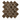 Emperador Dark Marble Mosaic - Arabesque Lantern