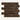 Emperador Dark Marble Mosaic - 2x4 Deep-Beveled Brick
