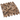 Emperador Dark mini-herringbone angled detail