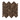 Emperador Dark Marble Mosaic - 5/8x1-1/4 Mini-Herringbone