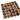 Angled detail render showing the polished surface and edges of Emperador Dark marble octagons with Crema Marfil dots.