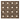 Emperador Dark Marble Mosaic - Pinwheel with Crema Marfil Dots