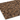 Emperador Dark square mosaic polished side-angle detail render