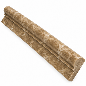 Emperador Light Marble Trim - Single-Step Chair Rail