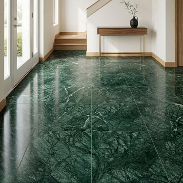 Empress Green Marble Tile - 18x18