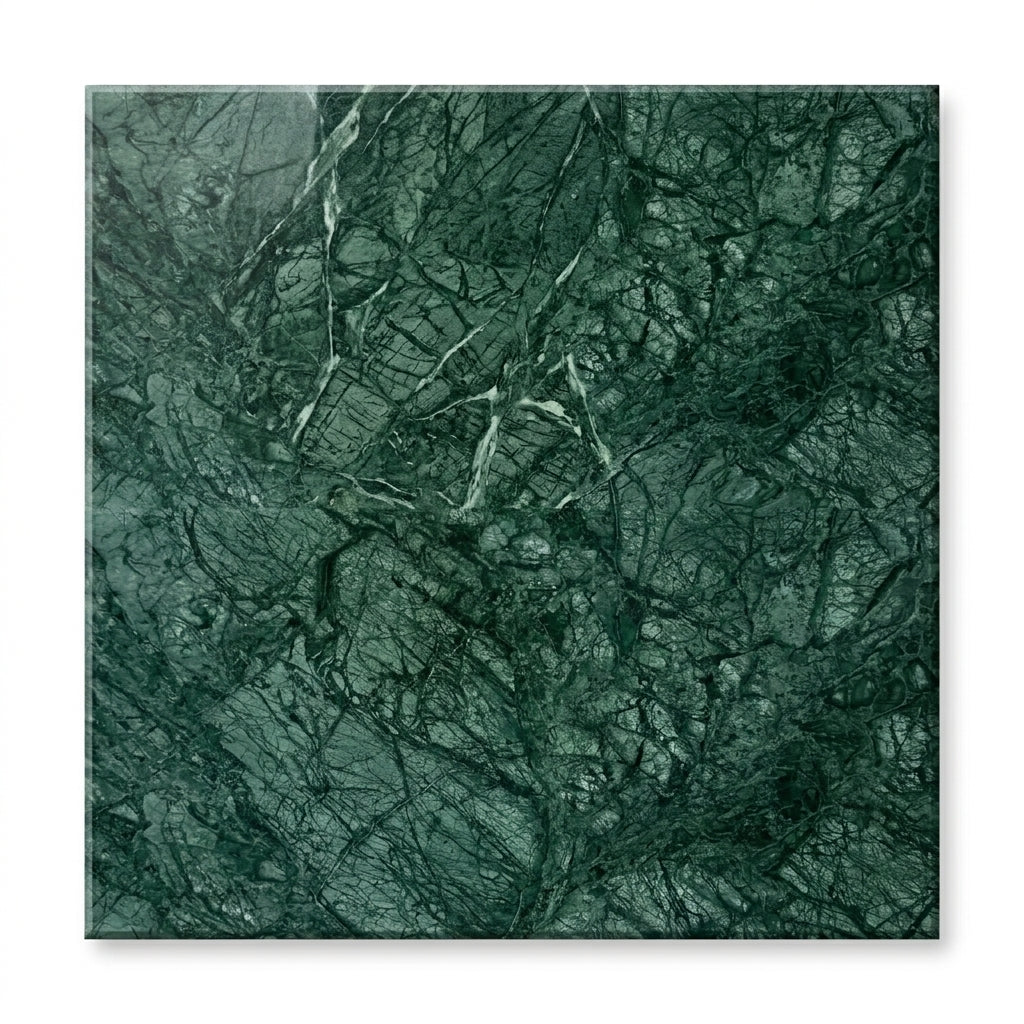 Empress Green Marble Tile - 18x18