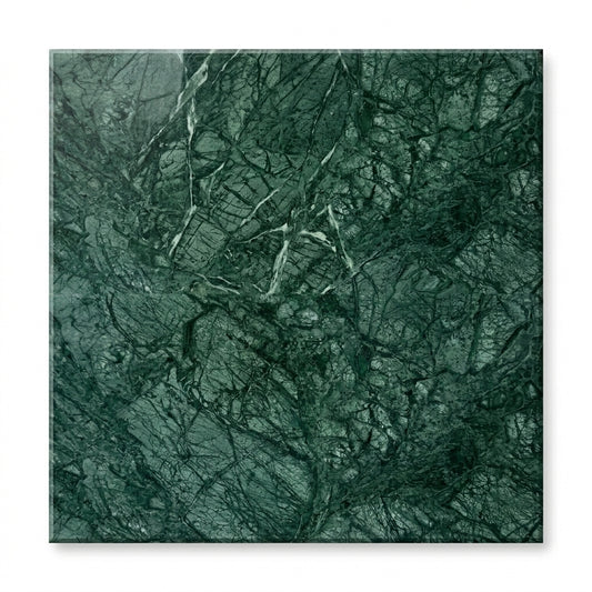 Empress Green Marble Tile - 18x18