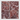 Four Rosso Levanto Breccia Vino 12x12 marble tiles in a 2x2 layout showing natural color and vein variation
