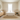 Ivory light travertine 2x2 square mosaic tile in a luxury bathroom setting