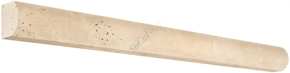 Ivory (Light) Travertine 1’’ X 12’’ Dome Liner Honed Liner