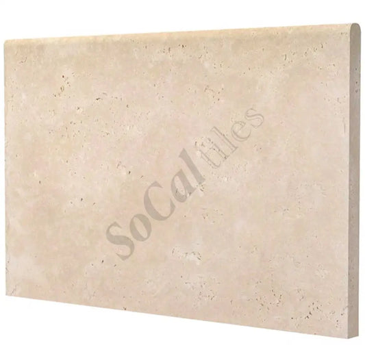 Ivory (Light) Travertine 16’’ X 24’’ Pool Coping 3 cm Tumbled Wall Tile