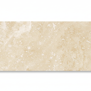 Ivory Travertine 6x12 single-tile product shot